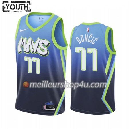 Maillot Basket Enfant Dallas Mavericks Luka Dončić 77 2019-20 Nike City Edition Swingman